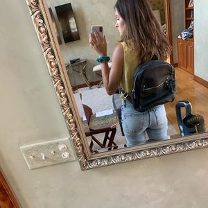 CALVIN KLEIN LEATHER BACKPACK
